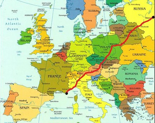 nizza térkép Orosz expressz indul a Francia Riviérára   Szláv Virtus nizza térkép